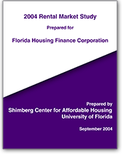 2004 Rental Market Study report cover - open PDF